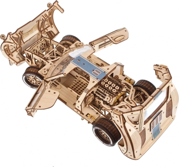 Ugears 3D drevené mechanické puzzle Endurance Racer