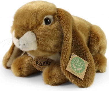 Rappa plyšový králik hnedý 25 cm eco‑friendly