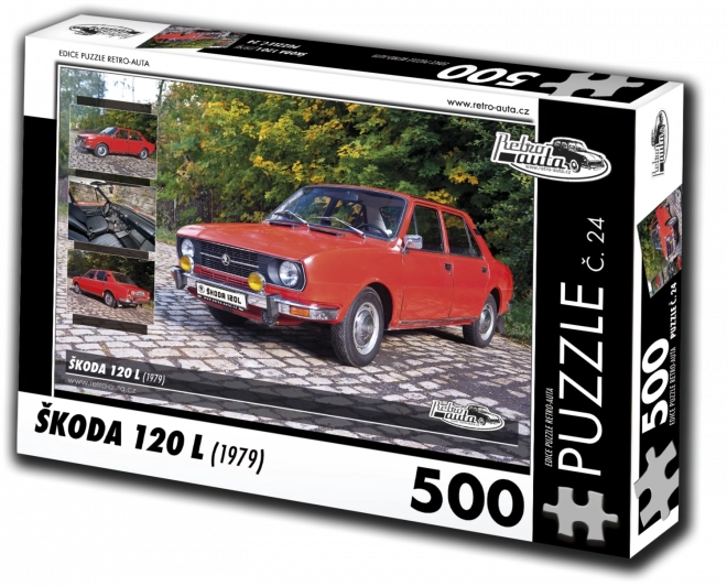 Retro puzzle Škoda 120 L 1979