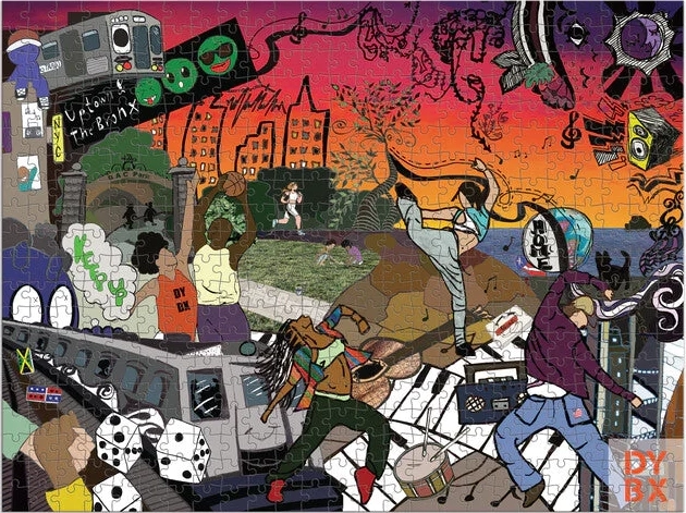 Obojstranné puzzle Romare Bearden x DreamYard