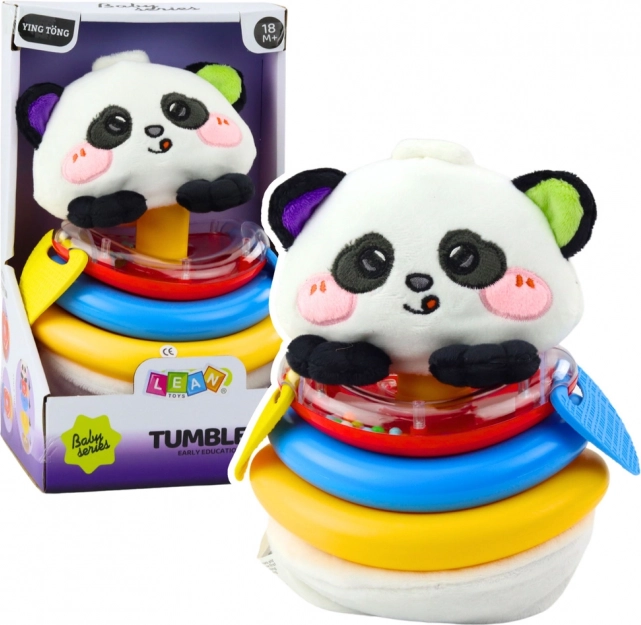 Hojdacia hračka s krúžkami Panda