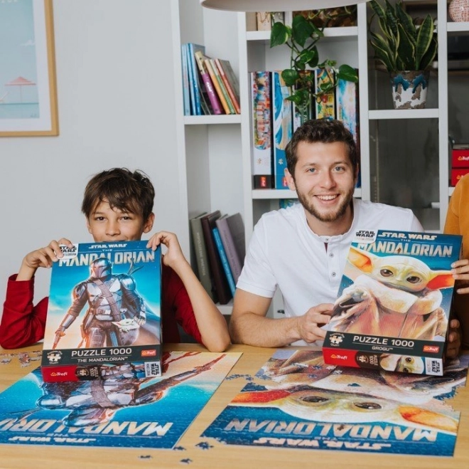 Puzzle TREFL Premium Plus Star Wars: Mandalorian - Grogu 1000 dielikov