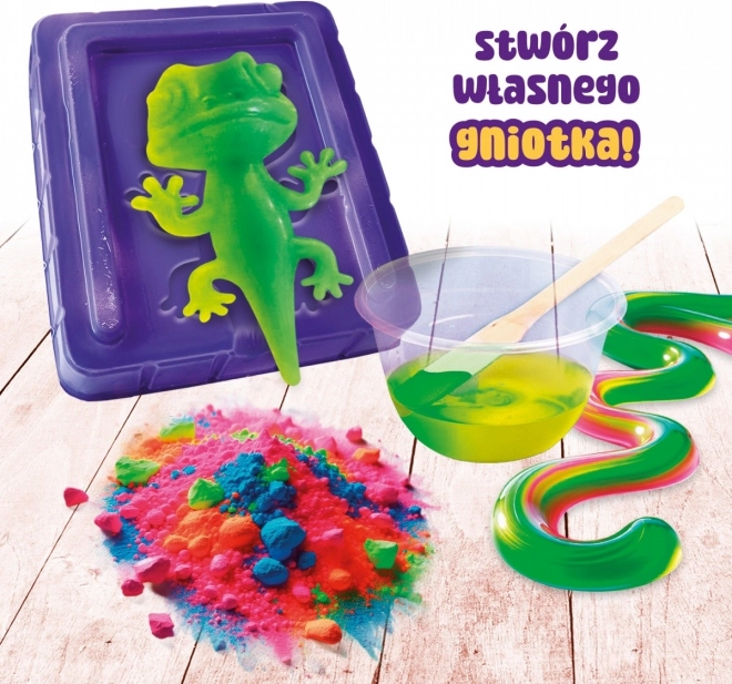 Súprava Slumi Science - Antistresový Chameleón