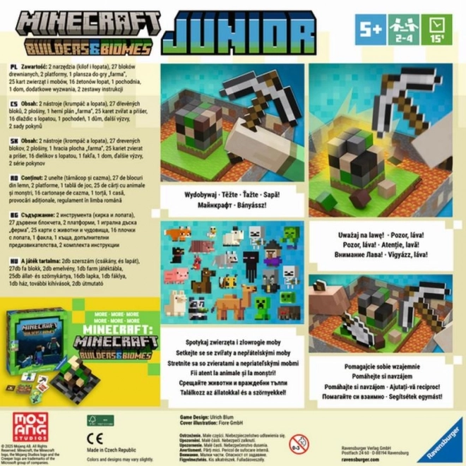 Minecraft: Stavitelia a biomasy Junior