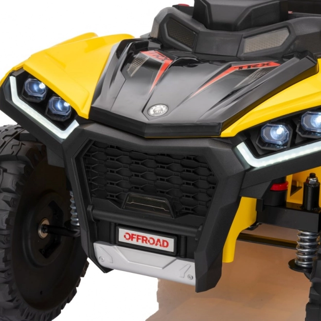 Žltá športová detská štvorkolka TX ATV