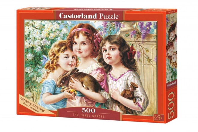 Puzzle Castorland 500 dielikov Tri Grácie