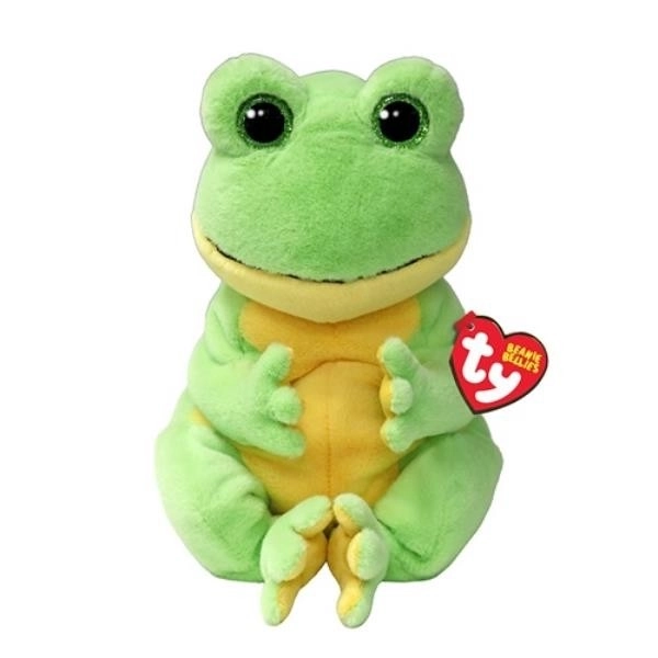 Plyšová hračka TY Beanie Bellies žaba 24 cm