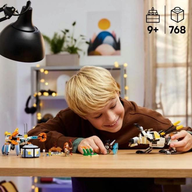 Lego Horizon Aloy a Varl proti krabohyzdu a kliešťozubu