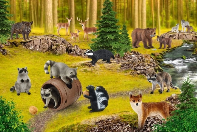 Schmidt puzzle Schleich Kde žijú medvedíky čistotné 150 dielikov