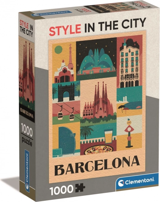 Puzzle Style in the City: Barcelona 1000 dielikov