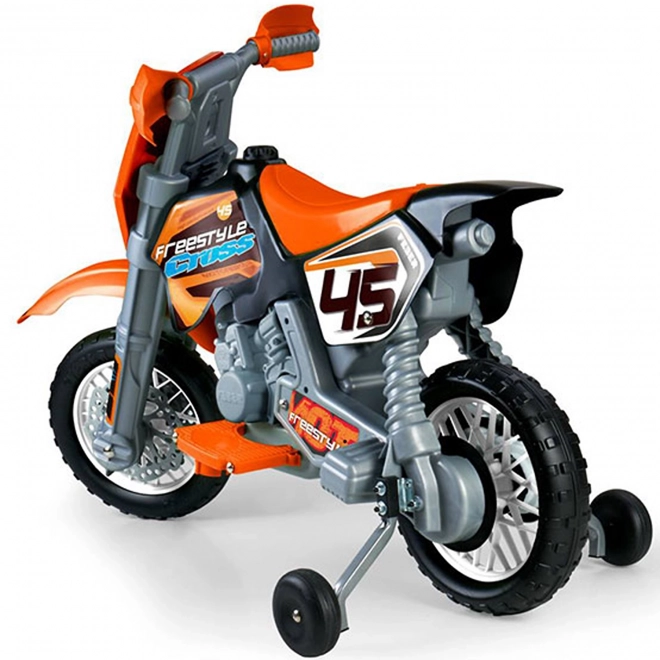 Detská akumulátorová motorka Cross orange