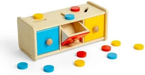 Bigjigs Toys triediaca krabička podľa farieb
