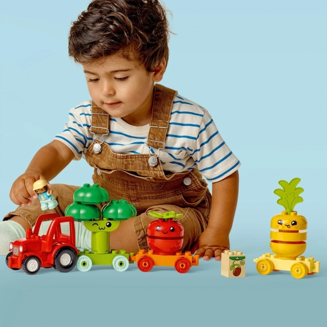 Kocky DUPLO 10982 Traktor na zeleninu a ovocie