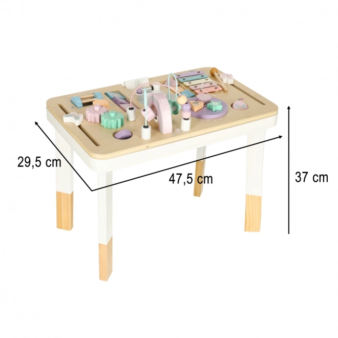 Pastelový Montessori stolík Lulilo