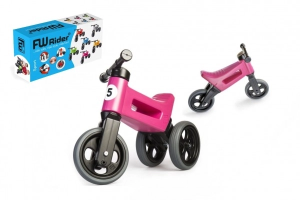 Funny Wheels Rider Sport 2v1 v krabici – Ružové