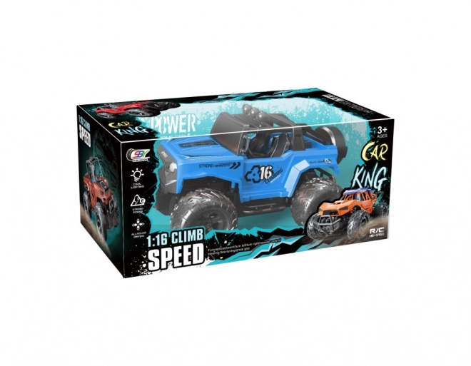 RC auto 1:16 modré