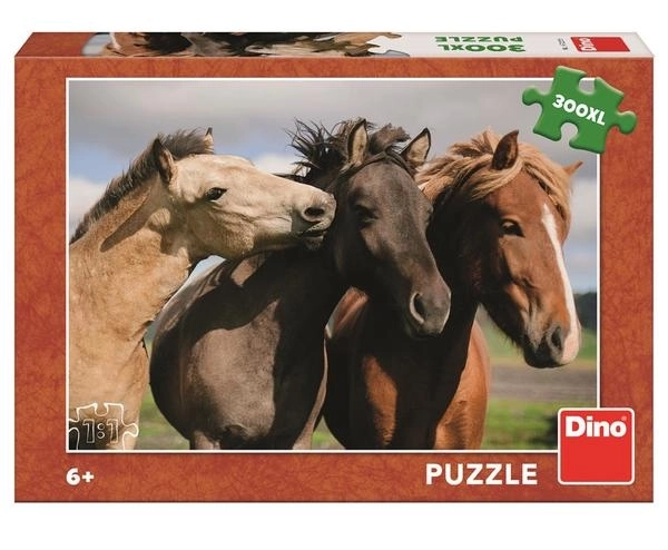 Puzzle Farebné kone XXL 300 dielikov