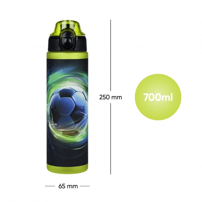 Tritanová fľaša na pitie Futbal, 700 ml