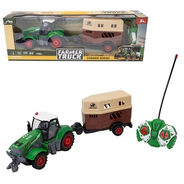 Traktor s prívesom pre kone R/C