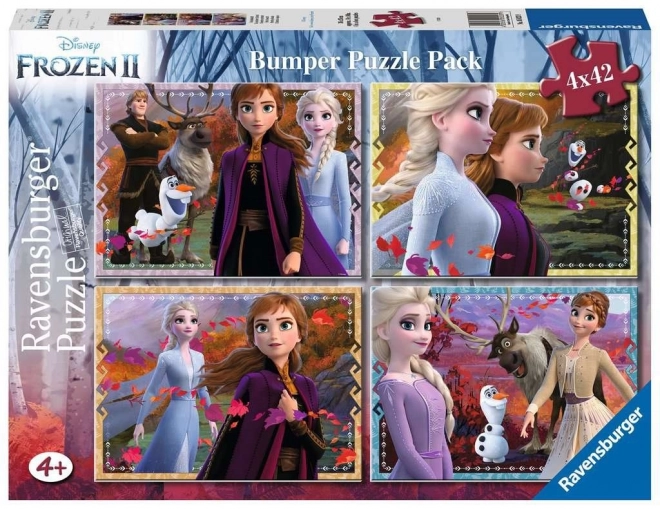 Puzzle Frozen 2: Osud Čaká 4x42 Dielikov