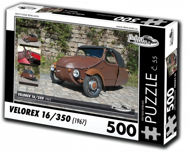 Retro auta puzzle Velorex 1967