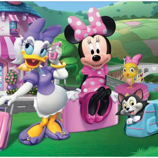 Puzzle Minnie a Daisy na dovolenke 30 dielikov