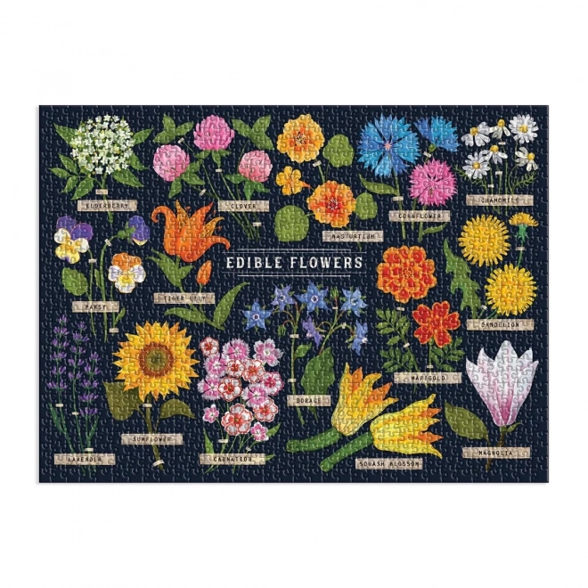 Puzzle Jedlé kvety 1000 dielikov