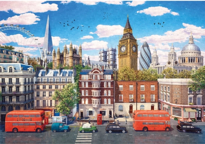 Puzzle Londýnske ulice 500 dielikov