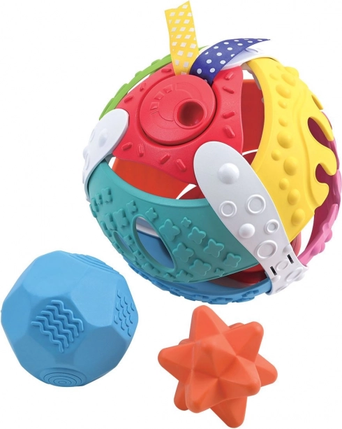 Playgo vkladacia guľa so zvukom 15 cm
