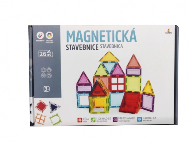 Magnetická stavebnica pre deti 26 dielov