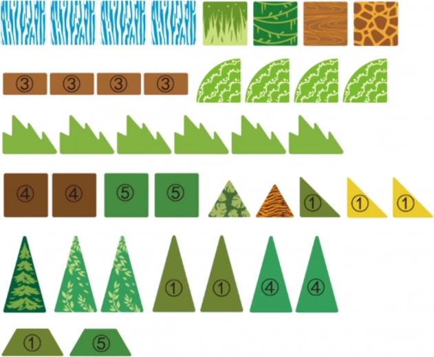 Učenie tvarov a počítania hrou