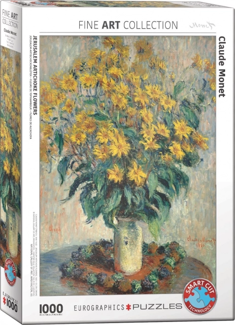 Puzzle EUROGRAPHICS Kvety topinamburu 1000 dielikov