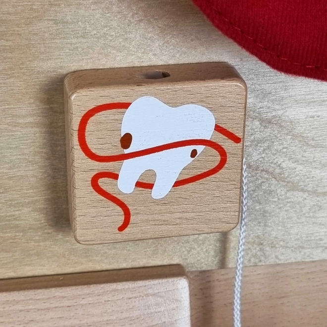 Hygiena ústnej dutiny - montessori nástenná tabuľa