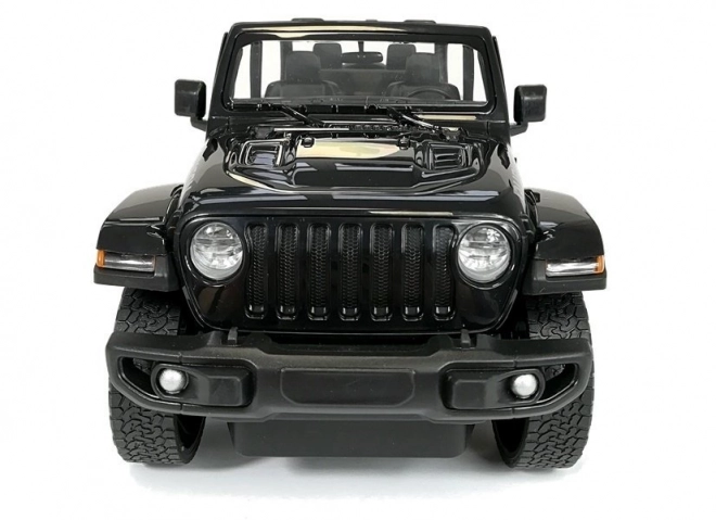 Zábavné auto na diaľkové ovládanie Jeep Wrangler Rubicon čierny 1:14