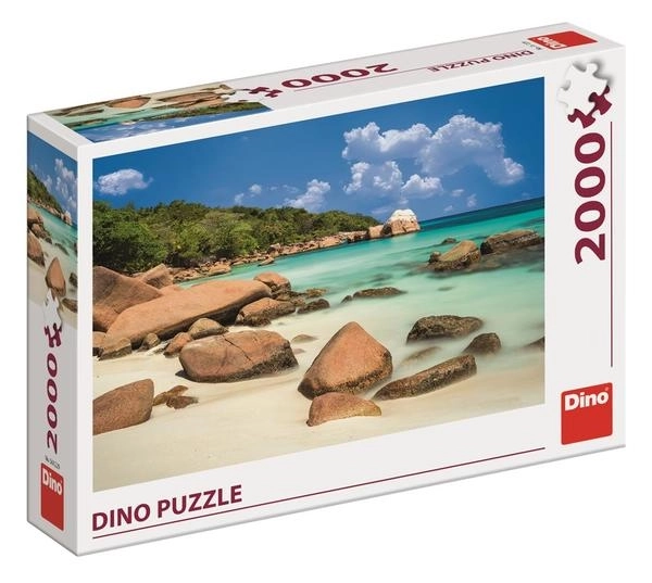 Dino Puzzle Pláž 2000 Dielikov