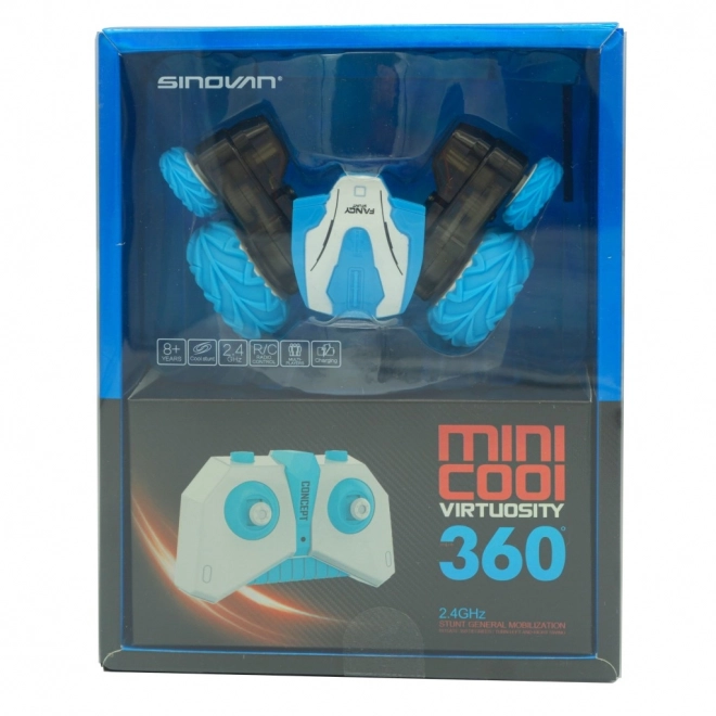 Kaskadérske RC auto Mini modré