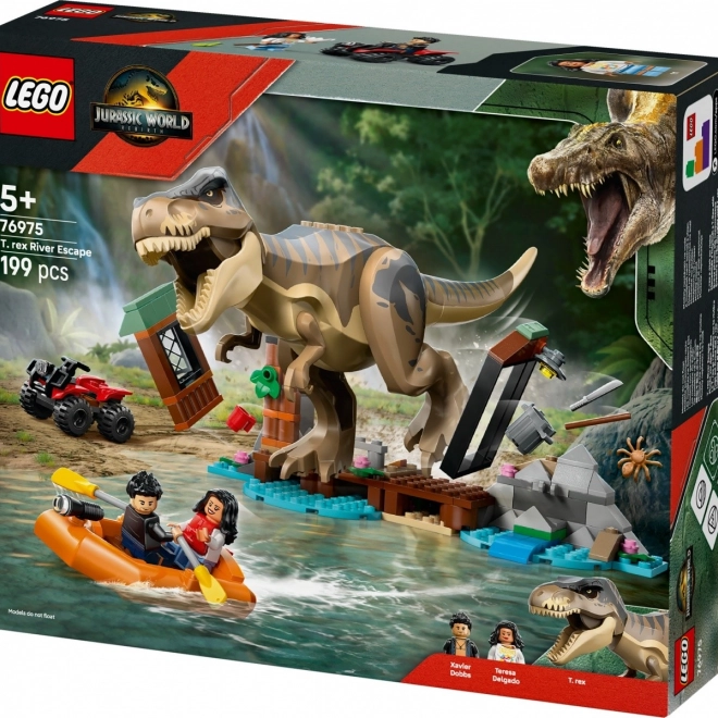 Lego Jurský svet Útek riekou pred Tyrannosaurom