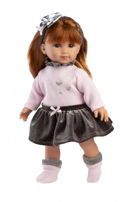 Realistická bábika Nicole s mäkkým látkovým telom - 35 cm