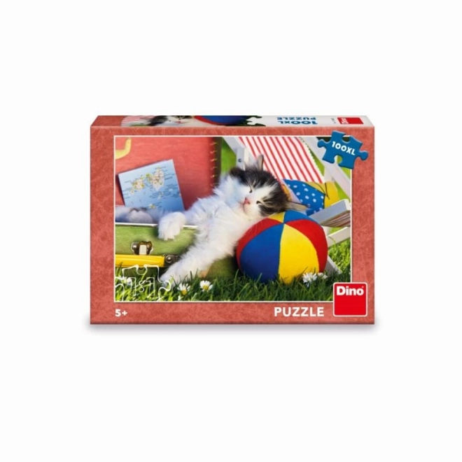 Kotě odpočívá 100 XL Puzzle