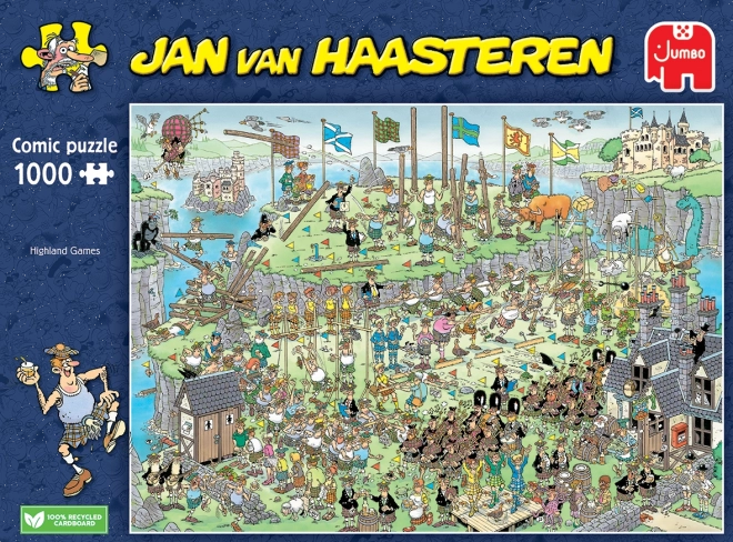 Jumbo Puzzle Jan van Haasteren Škótske hry 1000 dielikov