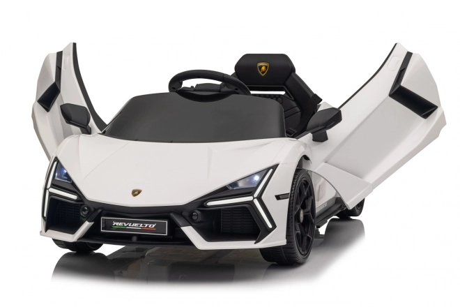 Detské elektrické vozidlo Lamborghini Revuelto biele