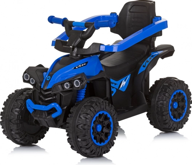 Chipolino odrážadlo s baldachýnom a vodiacou tyčou ATV modré