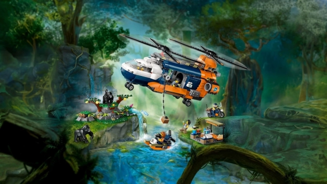 Lego City Helikoptéra Džungľových Bádateľov