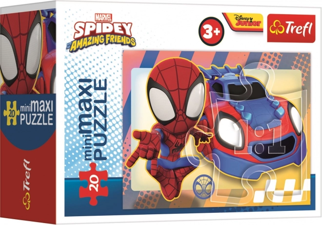 Puzzle Spidey a jeho úžasní priatelia 20 dielikov