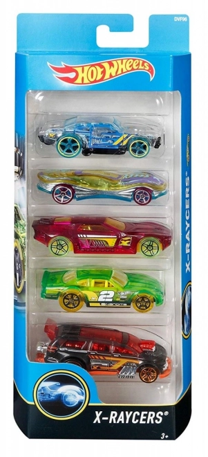 Set piatich autíčok Hot Wheels