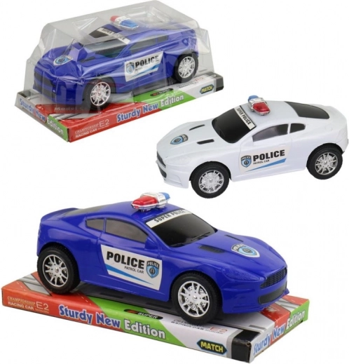 Policajné auto na zotrvačník
