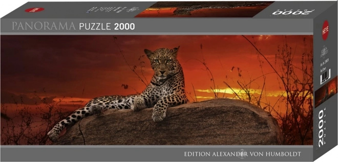 Panoramatické puzzle Svítání Keňa 2000 dielikov