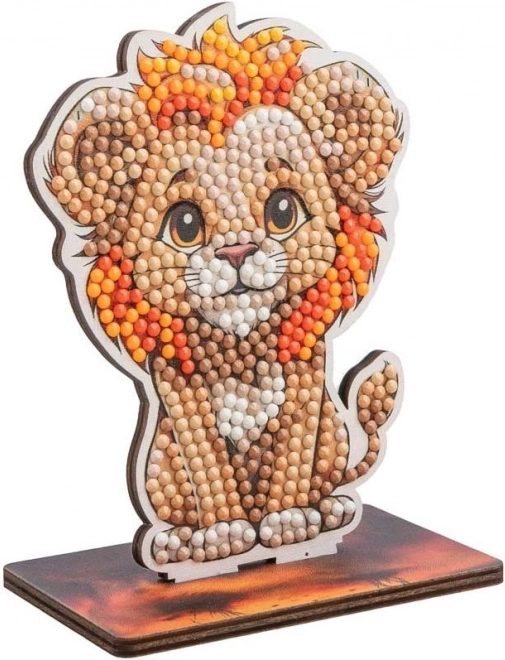 Diamantové maľovanie Safari: Lev