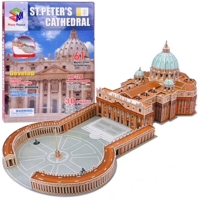 3D puzzle Bazilika sv. Petra vo Vatikáne