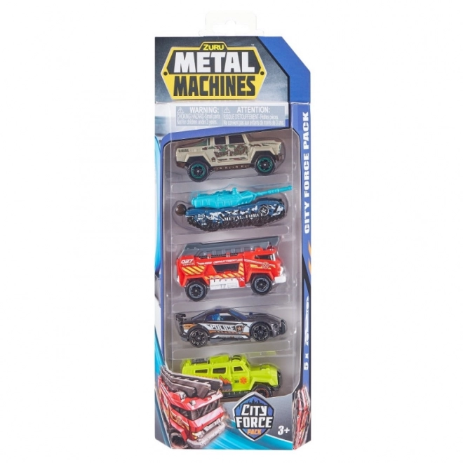 Sada vozidiel Metal Machines 5-pack séria 2